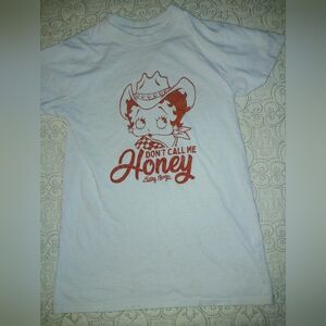 Betty Boop Tshirt Size S Don't Call Me Honey